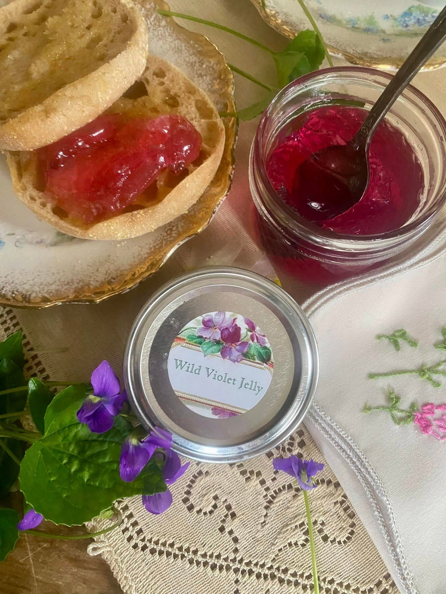 Violet Flower Jelly
