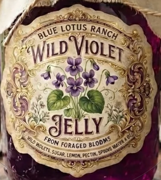 Violet Flower Jelly