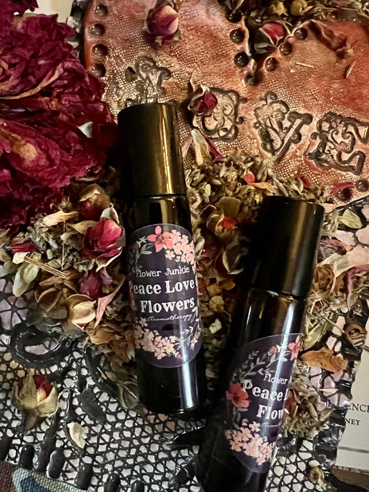 Peace Love and Flowers Roller